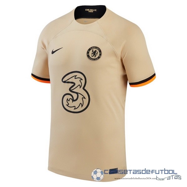 Tailandia Tercera Camiseta Chelsea Equipación 2022 2023 Amarillo