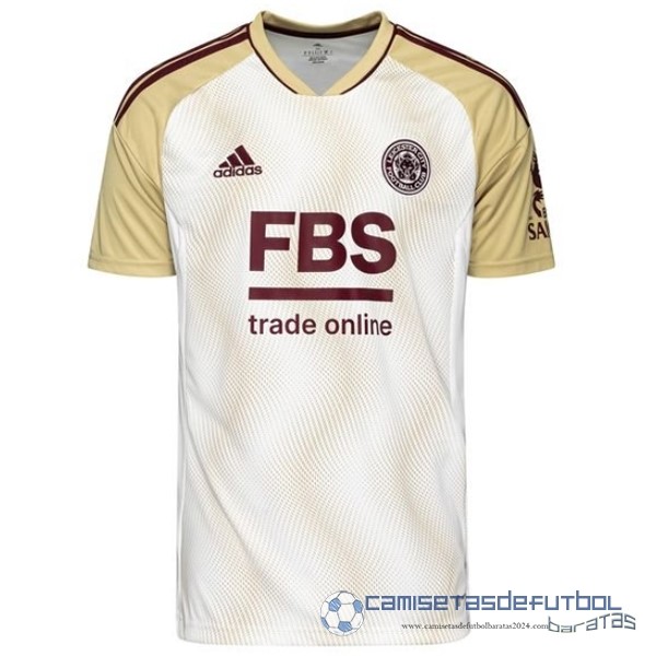 Tailandia Tercera Camiseta Leicester City Equipación 2022 2023 Blanco