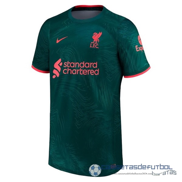 Tailandia Tercera Camiseta Liverpool Equipación 2022 2023 Verde