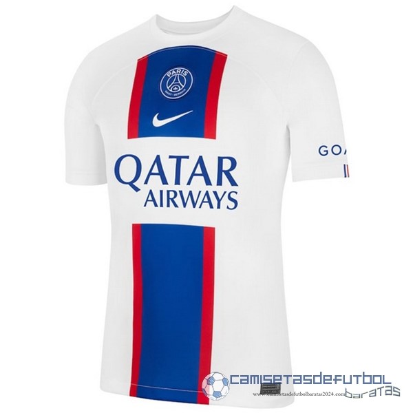 Tailandia Tercera Camiseta Paris Saint Germain Equipación 2022 2023 Blanco