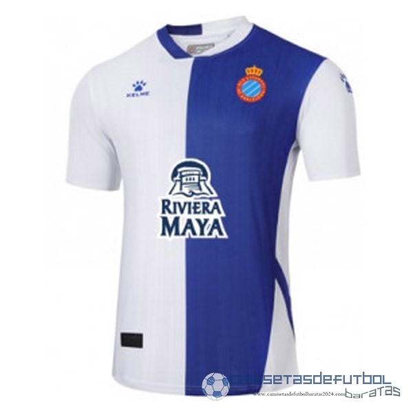 Tailandia Tercera Camiseta RCD Español Equipación 2022 2023 Blanco Azul