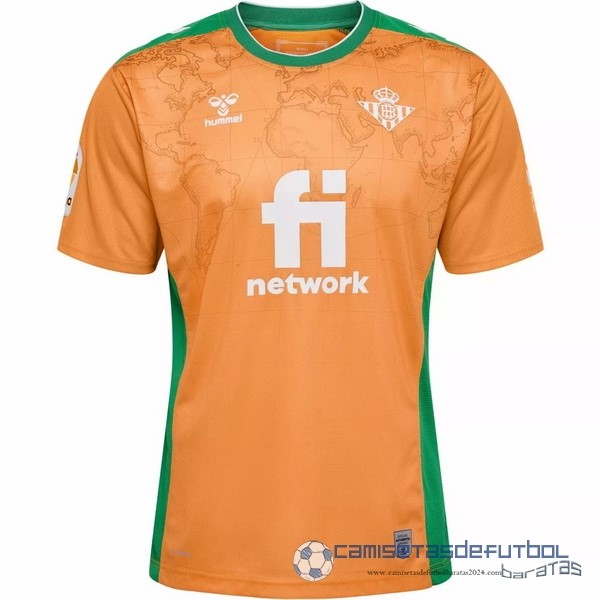 Tailandia Tercera Camiseta Real Betis Equipación 2022 2023 Naranja