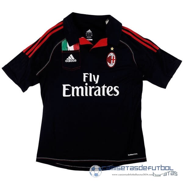 Tercera Camiseta AC Milan Retro Equipación 2012 2013 Negro