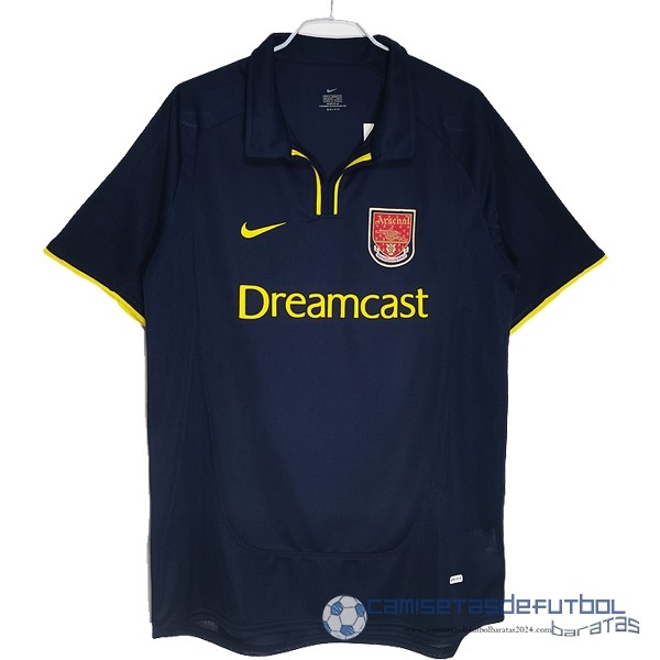 Tercera Camiseta Arsenal Retro Equipación 2000 2002 Azul