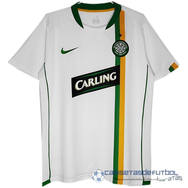 Tercera Camiseta Celtic Retro Equipación 2006 2007 Blanco