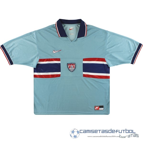 Tercera Camiseta Estados Unidos Retro Equipación 1995 1997 Azul