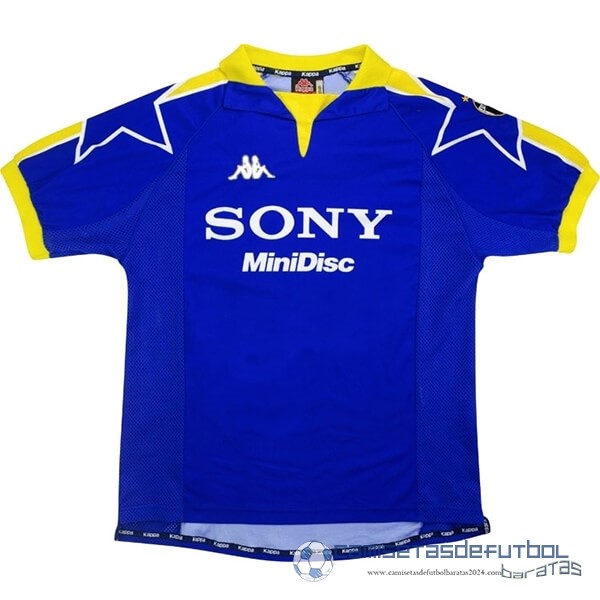 Tercera Camiseta Juventus Retro Equipación 1997 1998 Azul