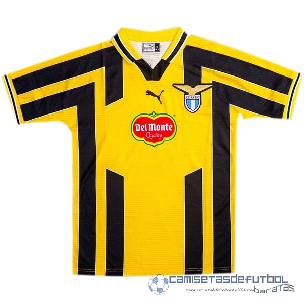 Tercera Camiseta Lazio Retro Equipación 1998 1999 Amarillo