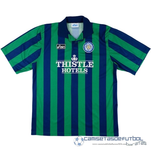Tercera Camiseta Leeds United Retro Equipación 1994 1996 Verde