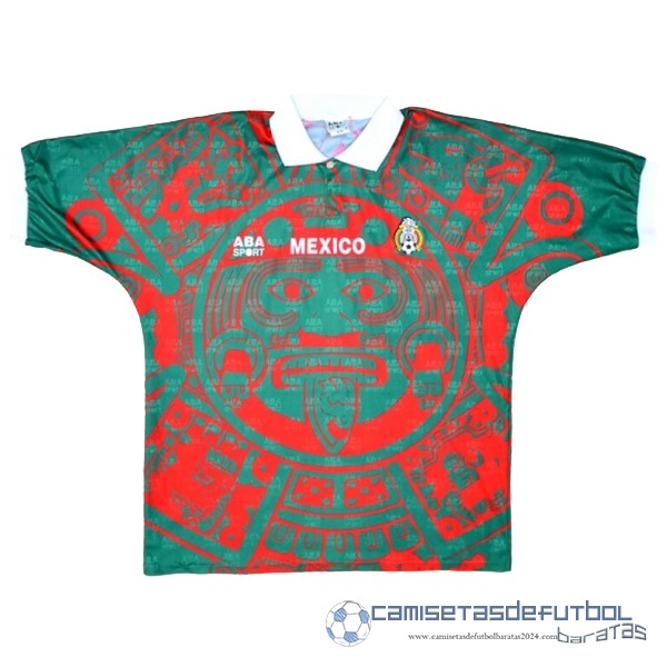 Tercera Camiseta Mexico Retro Equipación 1998 Rojo