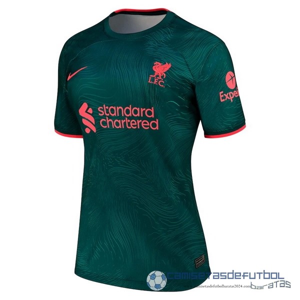 Tercera Camiseta Mujer Liverpool Equipación 2022 2023 Verde