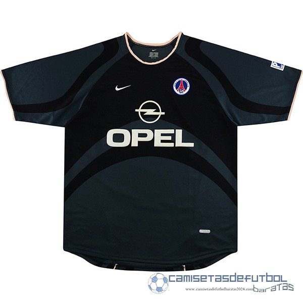 Tercera Camiseta Paris Saint Germain Retro Equipación 2001 Negro