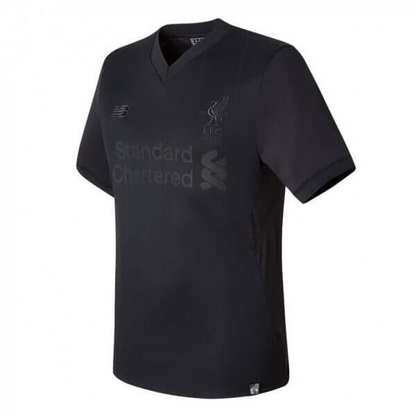 “PITCH BLACK” Camiseta Liverpool 125th Negro