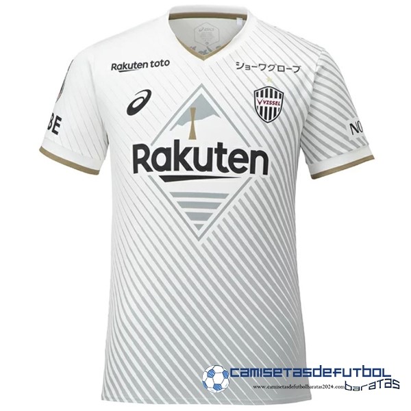 Asics Tailandia Segunda Camiseta Vissel Kobe Equipación 2023 2024 Blanco
