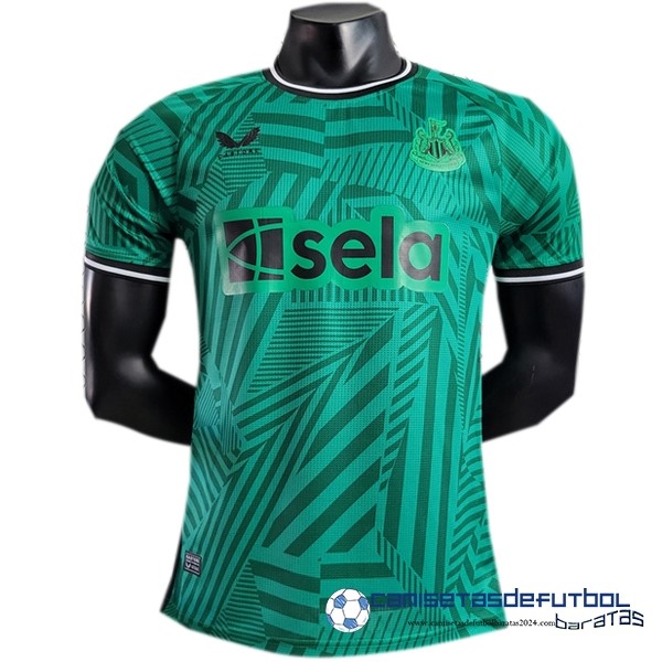 Castore Tailandia Segunda Jugadores Camiseta Newcastle United Equipación 2023 2024 Verde