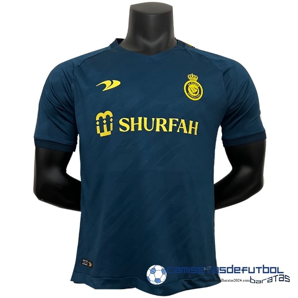 Duneus Tailandia Segunda Jugadores Camiseta Al Nassr 2022 Equipación 2023 Azul