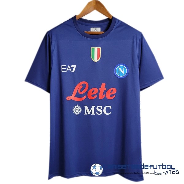 EA7 Tailandia Especial Camiseta Napoli Equipación 2023 2024 Azul
