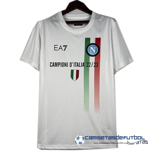 EA7 Tailandia Especial Camiseta Napoli Equipación 2023 2024 Blanco