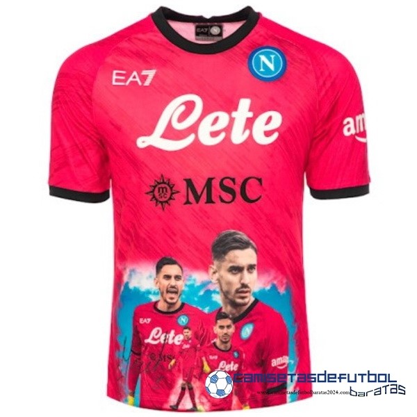 EA7 Tailandia Especial Camiseta Napoli Equipación 2023 2024 I Rojo