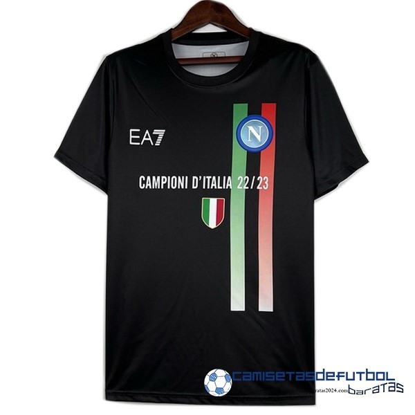 EA7 Tailandia Especial Camiseta Napoli Equipación 2023 2024 Negro
