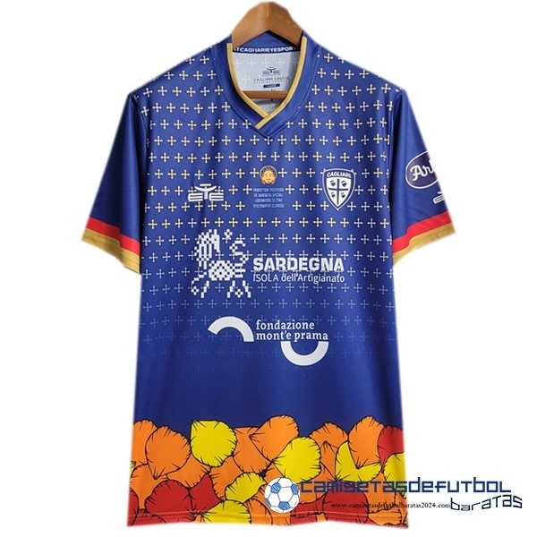 Eye Sport Tailandia Especial Camiseta Cagliari Calcio Equipación 2023 2024 Azul