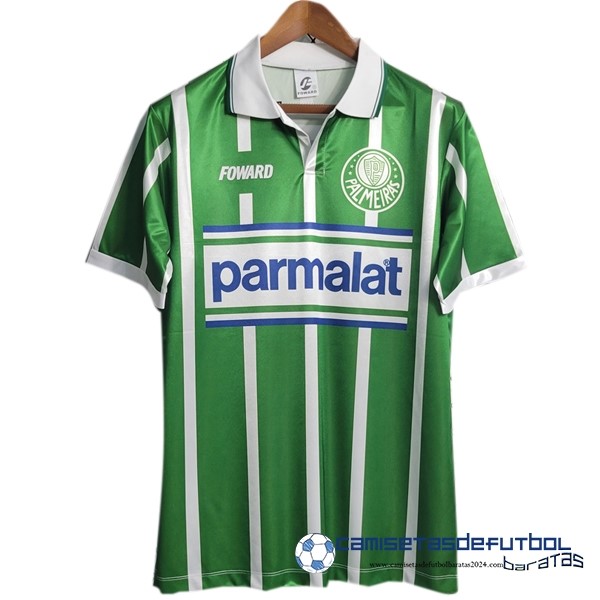 Foward Casa Camiseta Palmeiras Retro Equipación 1992 Verde