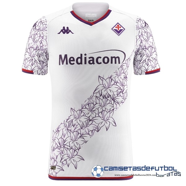 Kappa Tailandia Segunda Camiseta Fiorentina Equipación 2023 2024 Blanco