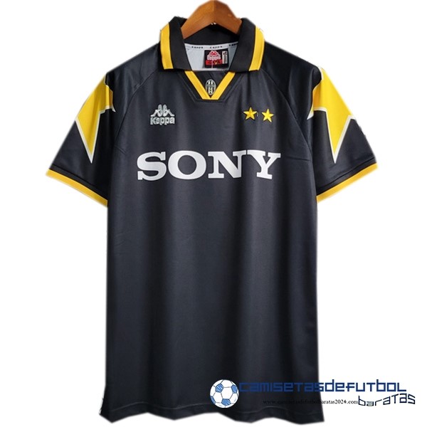 Kappa Tercera Camiseta Juventus Retro Equipación 1995 1996 Negro