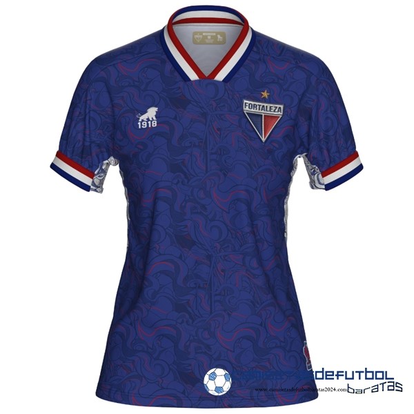 Leão 1918 Tailandia Especial Camiseta Fortaleza Equipación 2023 2024 Azul