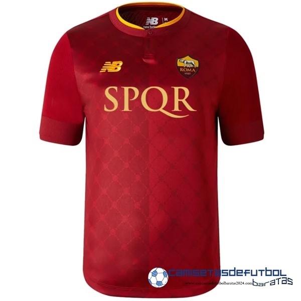 New Balance Tailandia Casa Camiseta As Roma 2022 Equipación 2023 I Rojo