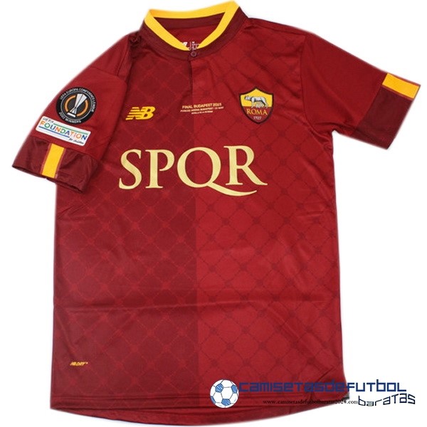 New Balance Tailandia Casa Camiseta As Roma Europa League Finals 2022 Equipación 2023 Rojo