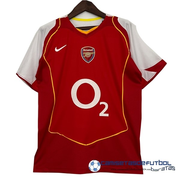 Nike Casa Camiseta Arsenal Retro Equipación 2004 2005 Rojo