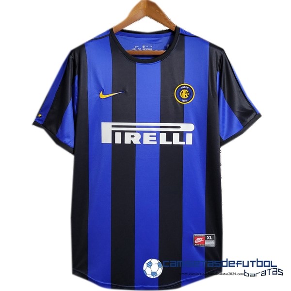 Nike Casa Camiseta Inter Milán Retro Equipación 1999 2000 Azul