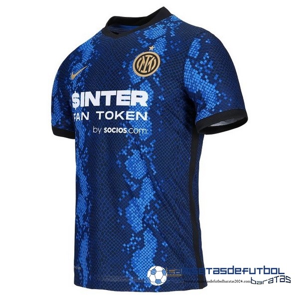 Nike Casa Camiseta Inter Milán Retro Equipación 2021 2022 Azul
