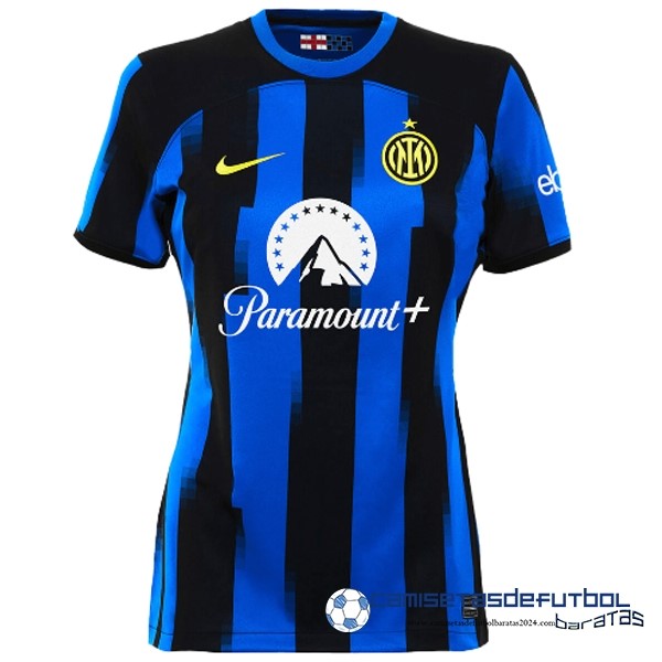 Nike Casa Camiseta Mujer Inter de Milán Equipación 2023 2024 Azul