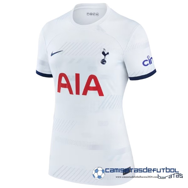 Nike Casa Camiseta Mujer Tottenham Hotspur Equipación 2023 2024 Blanco