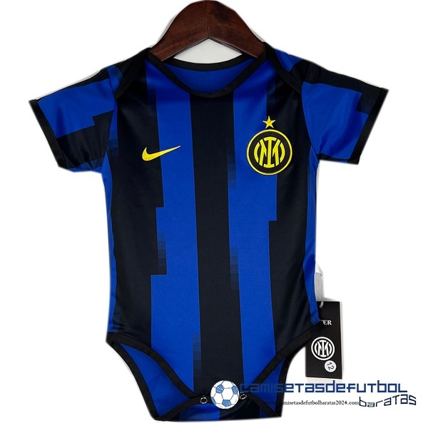 Nike Casa Onesies Niños Inter Milán Equipación 2023 2024 Azul Negro