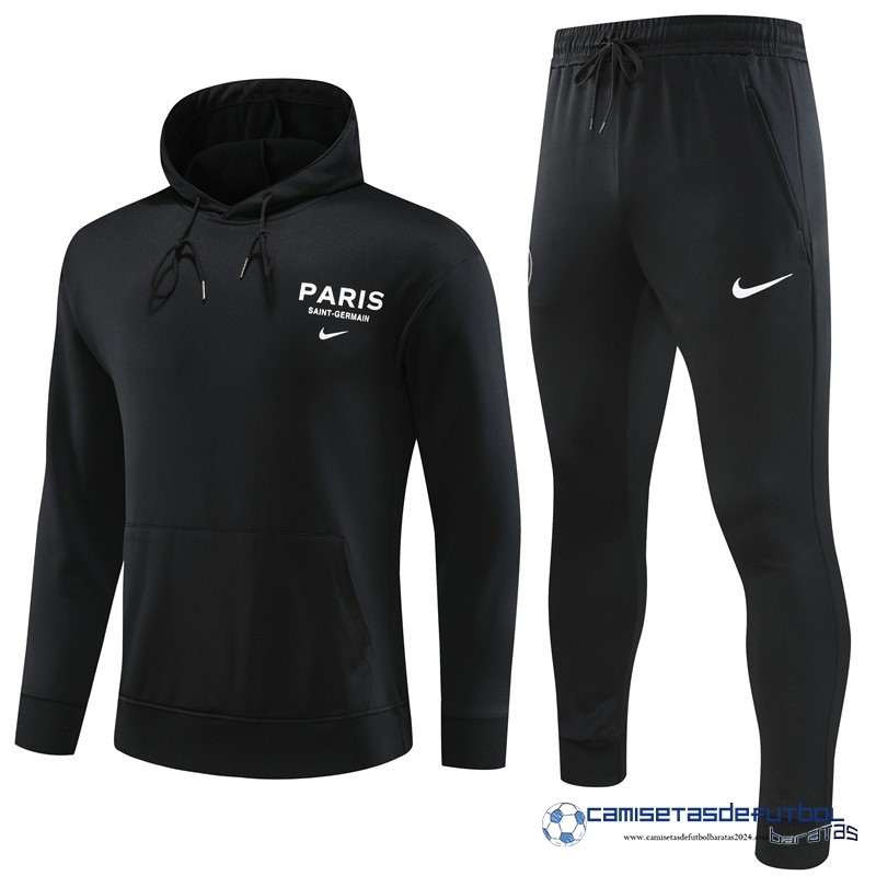 Nike Chaqueta Con Capucha Niños Paris Saint Germain Equipación 2023 2024 Negro