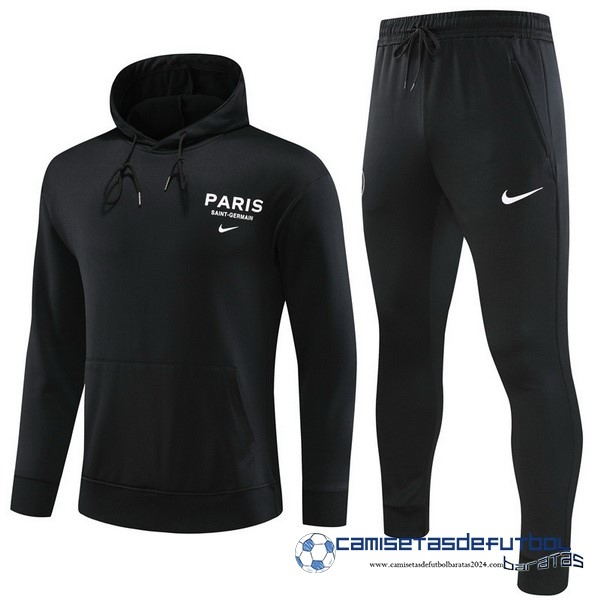 Nike Chaqueta Con Capucha Paris Saint Germain Equipación 2023 2024 Negro
