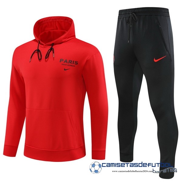 Nike Chaqueta Con Capucha Paris Saint Germain Equipación 2023 2024 Rojo Negro