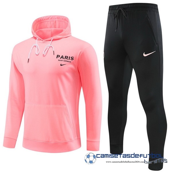 Nike Chaqueta Con Capucha Paris Saint Germain Equipación 2023 2024 Rosa Negro