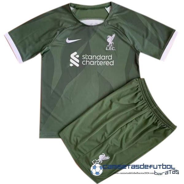 Nike Concepto Conjunto De Niños Liverpool Equipación 2023 2024 I Verde
