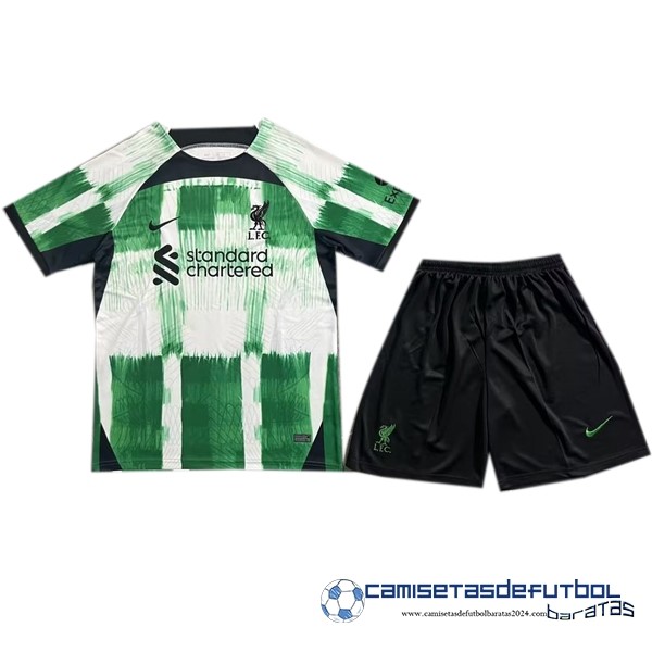 Nike Concepto Conjunto De Niños Liverpool Equipación 2023 2024 Verde