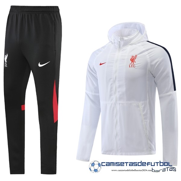 Nike Conjunto Completo Rompevientos Liverpool 2022 Equipación 2023 Negro Blanco