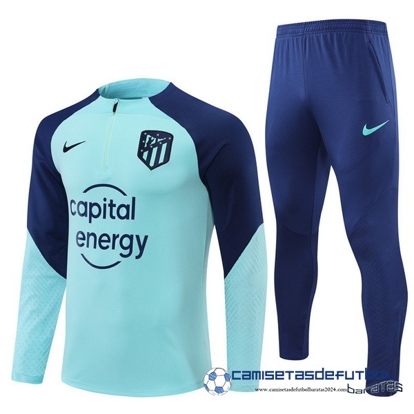 Nike Conjunto Completo Sudadera Entrenamiento Atlético Madrid 2022 Equipación 2023 Azul