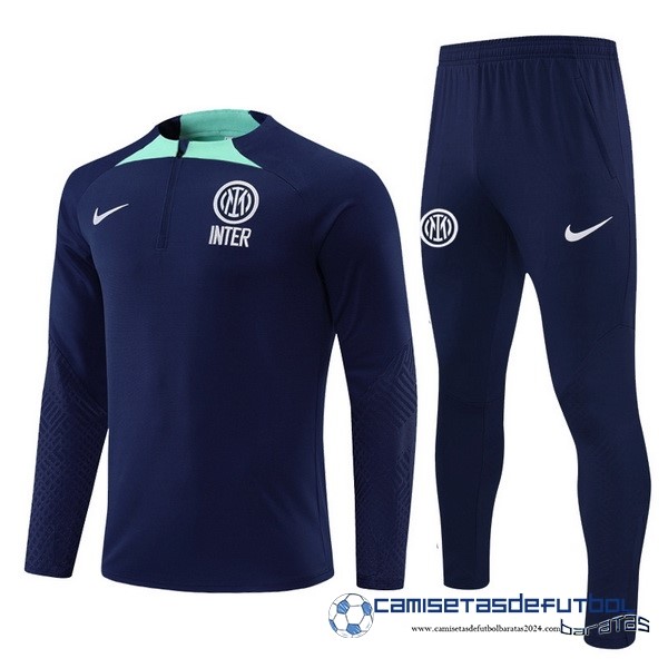 Nike Conjunto Completo Sudadera Entrenamiento Inter Milán 2022 Equipación 2023 Azul Marino