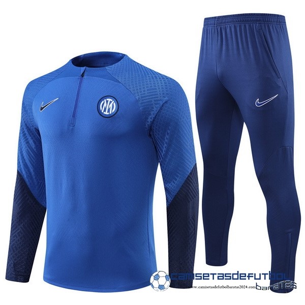 Nike Conjunto Completo Sudadera Entrenamiento Jugadores Inter Milán 2022 Equipación 2023 I Azul