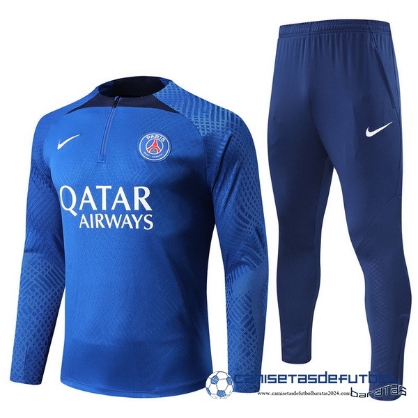 Nike Conjunto Completo Sudadera Entrenamiento Jugadores Niños Paris Saint Germain 2022 Equipación 2023 I Azul