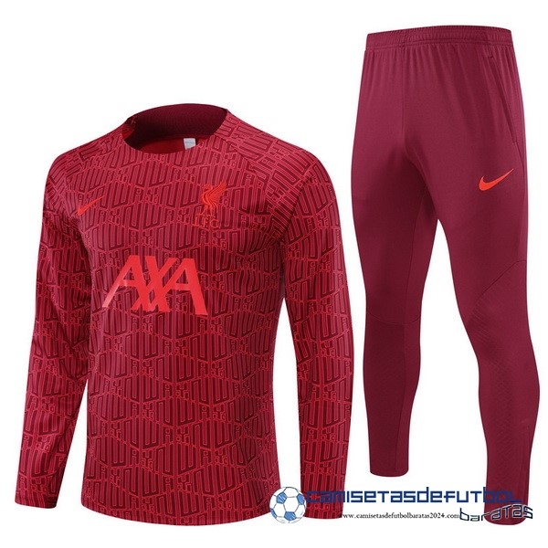 Nike Conjunto Completo Sudadera Entrenamiento Liverpool 2022 Equipación 2023 Rojo