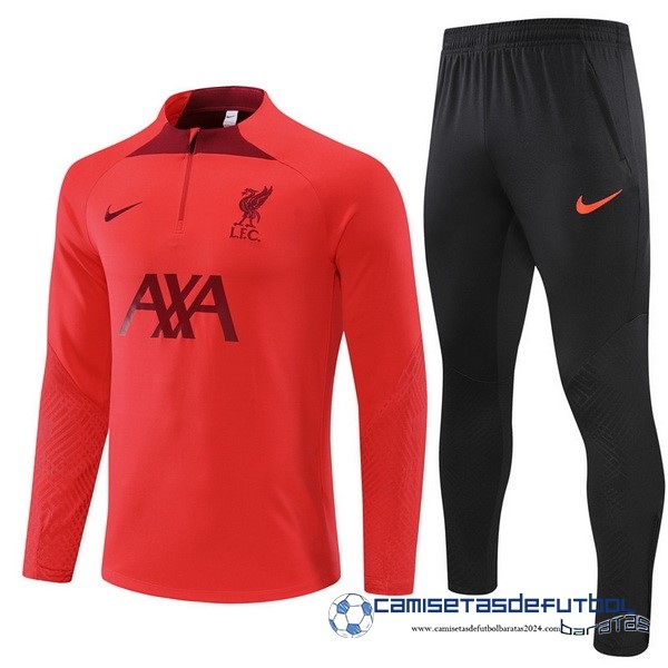 Nike Conjunto Completo Sudadera Entrenamiento Liverpool 2022 Equipación 2023 Rojo Negro
